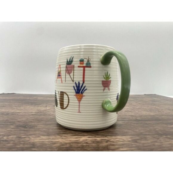 Anthropologie Black Lamb Studio Plant Lady Mug - Picture 3 of 7